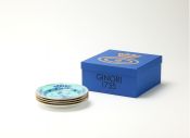 Таралка десертная 21 см.,  набор 4 шт., ORIENTE ITALIANO MIX - IRIS - AZALEA - RUBRUM - AURUM, Ginori, 003RG00 FX4110LX0210G00123590 Таралка десертная 21 см.,  набор 4 шт., ORIENTE ITALIANO MIX - IRIS - AZALEA - RUBRUM - AURUM, Ginori, 003RG00 FX4110LX0210G00123590