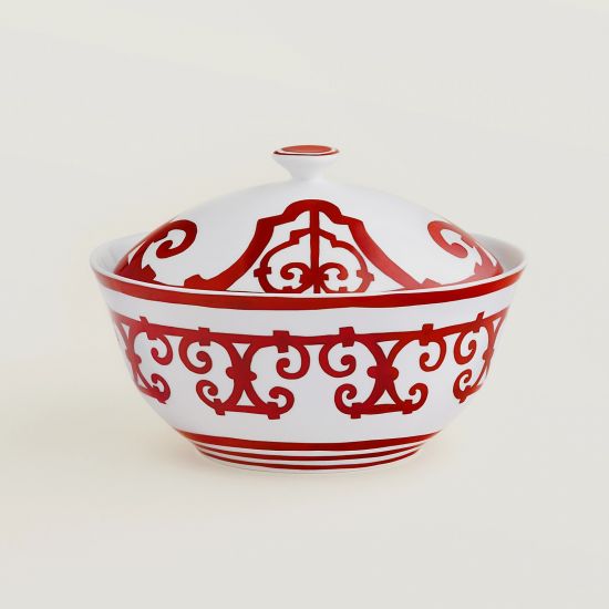 Супница с крышкой 2,5 л.,  Balcon du Guadalquivir, HERMES, арт.:011029P