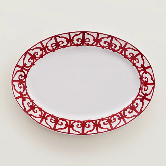 Овальное блюдо 42  см.,  Balcon du Guadalquivir, HERMES, арт.:011050P