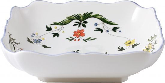 Блюдо для фруктов квадратное 24 X 24 см,, "Райские птицы" OISEAUX DE PARADIS Блюдо для фруктов квадратное 24 X 24 см,, "Райские птицы" OISEAUX DE PARADIS