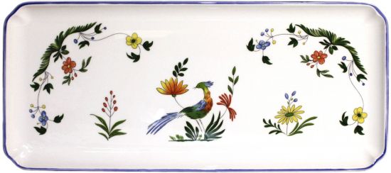 Блюдо сервировочное прямоугольное 36 X 15,5 см,, "Райские птицы" OISEAUX DE PARADIS Блюдо сервировочное прямоугольное 36 X 15,5 см,, "Райские птицы" OISEAUX DE PARADIS