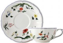 Чашка с блюдцем для завтрака 300  мл,,  , Д  18 см,, "Райские птицы" OISEAUX DE PARADIS Чашка с блюдцем для завтрака 300  мл,,  , Д  18 см,, "Райские птицы" OISEAUX DE PARADIS