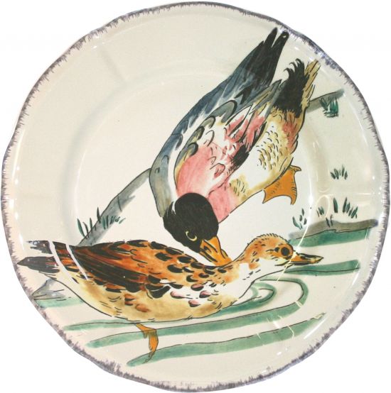 Тарелка десертная Утки, COLVERTS,, GRANDS OISEAUX, GIEN Тарелка десертная Утки, COLVERTS,, GRANDS OISEAUX, GIEN