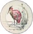 Тарелка обеденная Цапля, HERON,, GRANDS OISEAUX, GIEN Тарелка обеденная Цапля, HERON,, GRANDS OISEAUX, GIEN
