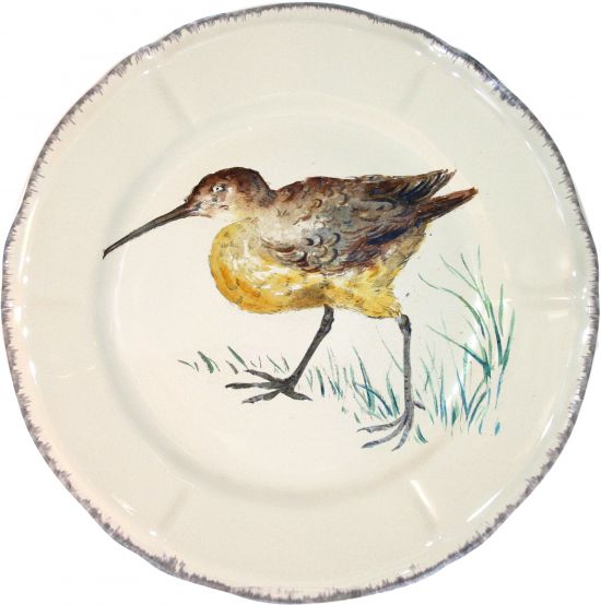 Тарелка обеденная Бекас, BECASSE,, GRANDS OISEAUX, GIEN Тарелка обеденная Бекас, BECASSE,, GRANDS OISEAUX, GIEN