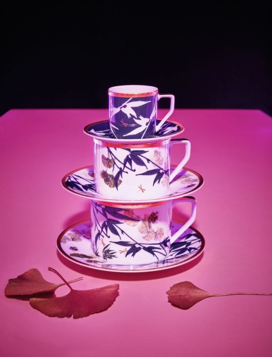 Чашка с блюдцем для эспрессо70 мл., Д11 см, Rosenthal, Турандот, синий, фарфор, Heritage Turandot, Чашка с блюдцем для эспрессо70 мл., Д11 см, Rosenthal, Турандот, синий, фарфор, Heritage Turandot,