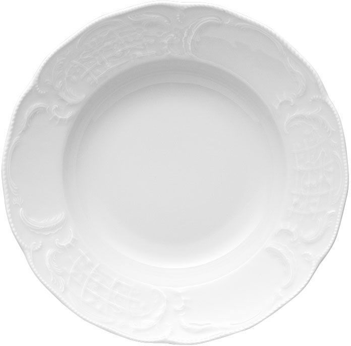 Тарелка десертная 23 см., глубокая Rosenthal  Sanssouci weiss арт.10480-800001-10323