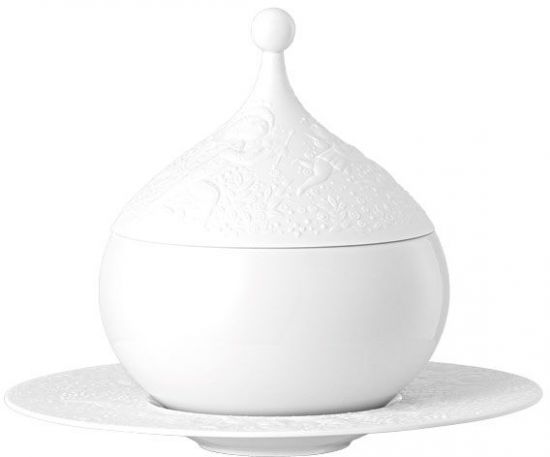 Соусник с блюдцем и крышкой 3 предмета Rosenthal Magic flute 550 мл., арт.11260-306500-11623 Соусник с блюдцем и крышкой 3 предмета Rosenthal Magic flute 550 мл., арт.11260-306500-11623