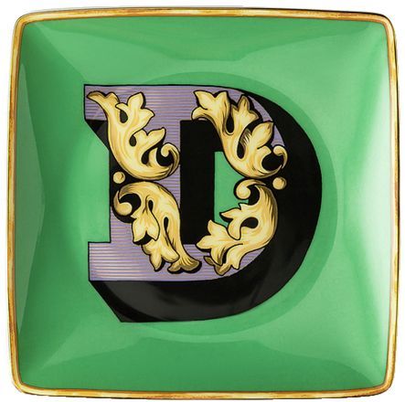 Пиала квадратная 12 см.,  Versace HOLIDAY ALPHABET арт. 11940-403684-15253 Пиала квадратная 12 см.,  Versace HOLIDAY ALPHABET арт. 11940-403684-15253