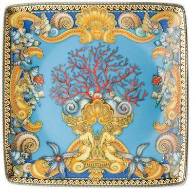 Пиала квадратная 12 см.,  Versace TRESORS DE LA MER арт. 11940-409608-15253 Пиала квадратная 12 см.,  Versace TRESORS DE LA MER арт. 11940-409608-15253