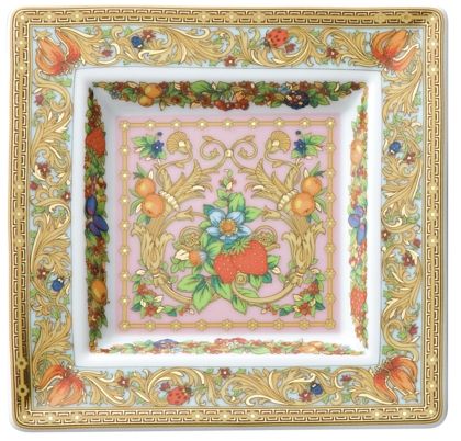 Блюдо квадратное  Versace JARDIN DE VERSACE арт. 14085-102912-25814 Блюдо квадратное  Versace JARDIN DE VERSACE арт. 14085-102912-25814