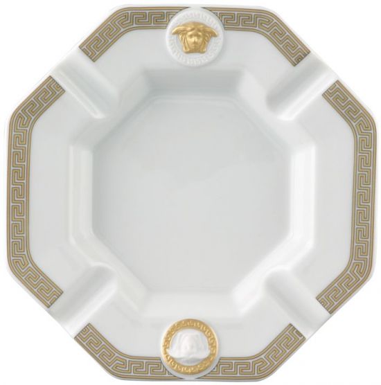 Пепельница 14 см., Versace GORGONA WHITE арт. 14095-102845-27233 Пепельница 14 см., Versace GORGONA WHITE арт. 14095-102845-27233