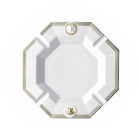 Пепельница 24 см., Versace GORGONA WHITE арт. 14095-102845-27243 Пепельница 24 см., Versace GORGONA WHITE арт. 14095-102845-27243