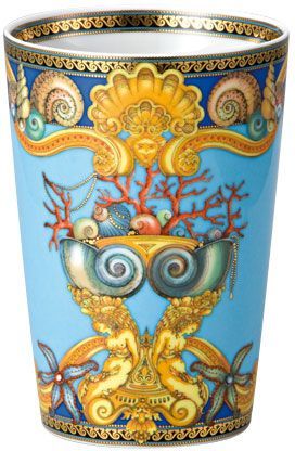 Свеча в фарфоровой колбе  Versace TRESORS DE LA MER арт. 14402-409608-15510 Свеча в фарфоровой колбе  Versace TRESORS DE LA MER арт. 14402-409608-15510