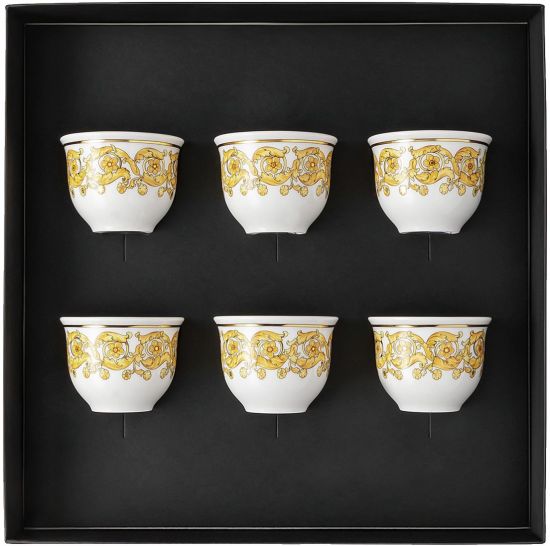 Набор из 6 чашек  Versace Medusa Rhapsody Набор из 6 чашек  Versace Medusa Rhapsody