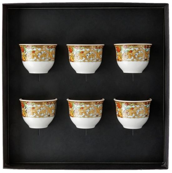 Набор из 6 чашек  Versace JARDIN DE VERSACE арт. 14413-409609-28403 Набор из 6 чашек  Versace JARDIN DE VERSACE арт. 14413-409609-28403