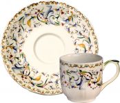 Кофейная пара TOSCANA , (2 чашки 2 блюдца )Д 14 cm - 85 мл - H 6 cm Кофейная пара TOSCANA , (2 чашки 2 блюдца )Д 14 cm - 85 мл - H 6 cm
