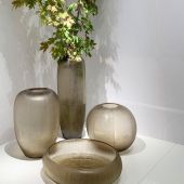 ВАЗА GUAXS GOBI BOWL, ЦВЕТ: ДЫМЧАТОСЕРЫЙ 1501GY ВАЗА GUAXS GOBI BOWL, ЦВЕТ: ДЫМЧАТОСЕРЫЙ 1501GY