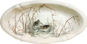 Блюдо овальное маленькое SOLOGNE, 27,8 X 14,2 см,, GIEN