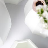 KOONAM ПОДСВЕЧНИК GUAXS , ЦВЕТ: Opal / Белый матовый 1640OP