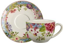 Чайная пара набор 2 ШТ.., MILLEFLEURS, 450 мл, Д 18,8 см GIEN Чайная пара набор 2 ШТ.., MILLEFLEURS, 450 мл, Д 18,8 см GIEN