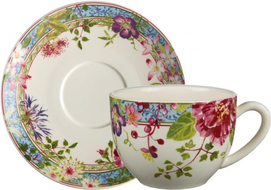 Чайная пара набор 2 ШТ.., MILLEFLEURS, 450 мл, Д 18,8 см GIEN Чайная пара набор 2 ШТ.., MILLEFLEURS, 450 мл, Д 18,8 см GIEN