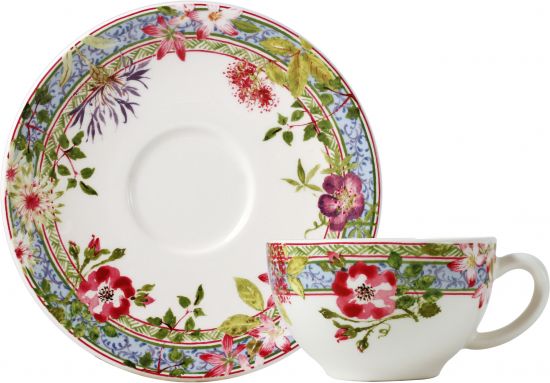 Чайная пара набор 2 ШТ.., MILLEFLEURS, 160 мл- Д 15,2 см GIEN Чайная пара набор 2 ШТ.., MILLEFLEURS, 160 мл- Д 15,2 см GIEN
