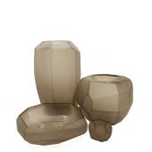 ВАЗА GUAXS CUBISTIC ROUND, ЦВЕТ: ДЫМЧАТОСЕРЫЙ 1653GY