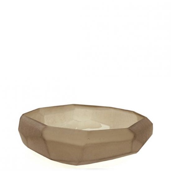 ВАЗА GUAXS CUBISTIC BOWL, ЦВЕТ: ДЫМЧАТОСЕРЫЙ 1654GY