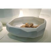 ВАЗА GUAXS CUBISTIC BOWL, ЦВЕТ: ОПАЛ, БЕЛЫЙ 1654OP