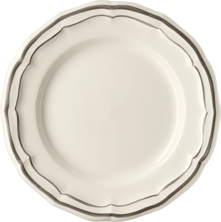 Набор тарелок для канапе 4 шт 16,5 см., FILET TAUPE, GIEN, 1692B4A522