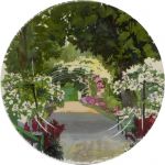 Тарелка для закусок / хлеба  Д 16,5 см.,  ALLEE, PARIS A GIVERNY GIEN Тарелка для закусок / хлеба  Д 16,5 см.,  ALLEE, PARIS A GIVERNY GIEN