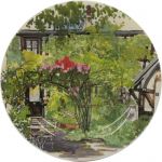 Тарелка для закусок / хлеба  Д 16,5 см.,  FLEURIE,  PARIS A GIVERNY GIEN Тарелка для закусок / хлеба  Д 16,5 см.,  FLEURIE,  PARIS A GIVERNY GIEN