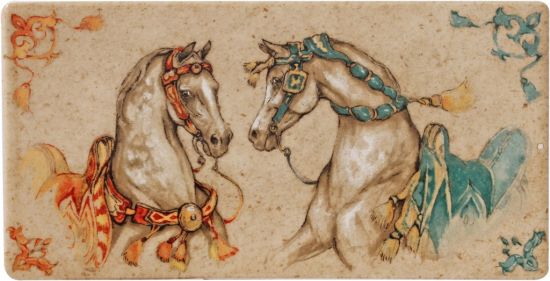 Блюдо прямоугольное, Лошади ветра , 19,3 X 10 cm, арт,1751CVIP01 ,CHEVAUX DU VENT, GIEN Блюдо прямоугольное, Лошади ветра , 19,3 X 10 cm, арт,1751CVIP01 ,CHEVAUX DU VENT, GIEN