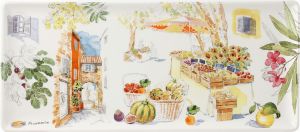 Блюдо прямоугольное 36 X 15,5 см., PROVENCE, GIEN, 1774CPCA01 Блюдо прямоугольное 36 X 15,5 см., PROVENCE, GIEN, 1774CPCA01