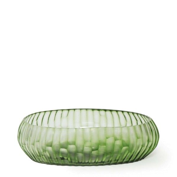 Ваза Guaxs  CLEMENTE BOWL,clear/green,арт.:: 1776CLGN