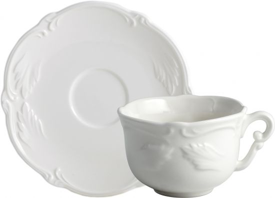 Набор из 2-х Чайных пар для завтрака ROCAILLE BLANC, 400 мл, Д  18,4 cm GIEN Набор из 2-х Чайных пар для завтрака ROCAILLE BLANC, 400 мл, Д  18,4 cm GIEN