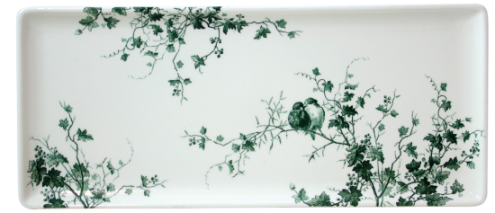 Блюдо прямоугольное LES OISEAUX, 36 X 15,5 cm GIEN Блюдо прямоугольное LES OISEAUX, 36 X 15,5 cm GIEN