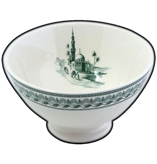 Салатник Восточный пейзаж  LES DEPAREILLEES VERT, 50 X 70 см,, GIEN Салатник Восточный пейзаж  LES DEPAREILLEES VERT, 50 X 70 см,, GIEN