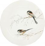 Тарелка десертная LONG TAILED TIT, LES OISEAUX DE LA FORET, Д 23,2 cm GIEN Тарелка десертная LONG TAILED TIT, LES OISEAUX DE LA FORET, Д 23,2 cm GIEN