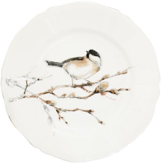 Тарелка для закусок BARNACLE TIT, LES OISEAUX DE LA FORET, 16,3 cm GIEN Тарелка для закусок BARNACLE TIT, LES OISEAUX DE LA FORET, 16,3 cm GIEN