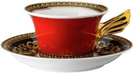 Чашка с блюдцем  Versace MEDUSA арт. 19300-409605-14640 Чашка с блюдцем  Versace MEDUSA арт. 19300-409605-14640