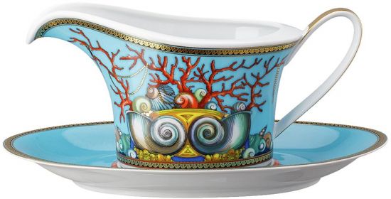 Соусник с блюдцем 500 мл.,  Versace TRESORS DE LA MER арт. 19300-409608-11622 Соусник с блюдцем 500 мл.,  Versace TRESORS DE LA MER арт. 19300-409608-11622