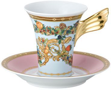 Чашка с блюдцем  Versace JARDIN DE VERSACE арт. 19300-409609-14720 Чашка с блюдцем  Versace JARDIN DE VERSACE арт. 19300-409609-14720