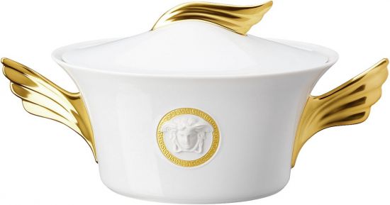 Супница с крышкой Versace MEANDRE D'OR арт. 19310-409950-11320 Супница с крышкой Versace MEANDRE D'OR арт. 19310-409950-11320