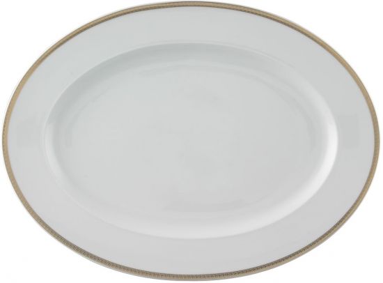 Блюдо овальное 40 см.,  Versace MEANDRE D'OR арт. 19310-409950-12740 Блюдо овальное 40 см.,  Versace MEANDRE D'OR арт. 19310-409950-12740