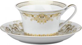 Чашка с блюдцем 200 мл., Versace MEDUSA GALA арт. 19325-403635-14640 Чашка с блюдцем 200 мл., Versace MEDUSA GALA арт. 19325-403635-14640
