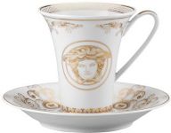 Чашка с блюдцем 230 мл., Versace MEDUSA GALA арт. 19325-403635-14740 Чашка с блюдцем 230 мл., Versace MEDUSA GALA арт. 19325-403635-14740