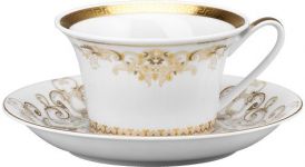 Чашка с блюдцем  Versace MEDUSA GALA GOLD арт. 19325-403636-14640 Чашка с блюдцем  Versace MEDUSA GALA GOLD арт. 19325-403636-14640