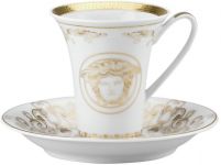 Чашка с блюдцем  Versace MEDUSA GALA GOLD арт. 19325-403636-14720 Чашка с блюдцем  Versace MEDUSA GALA GOLD арт. 19325-403636-14720